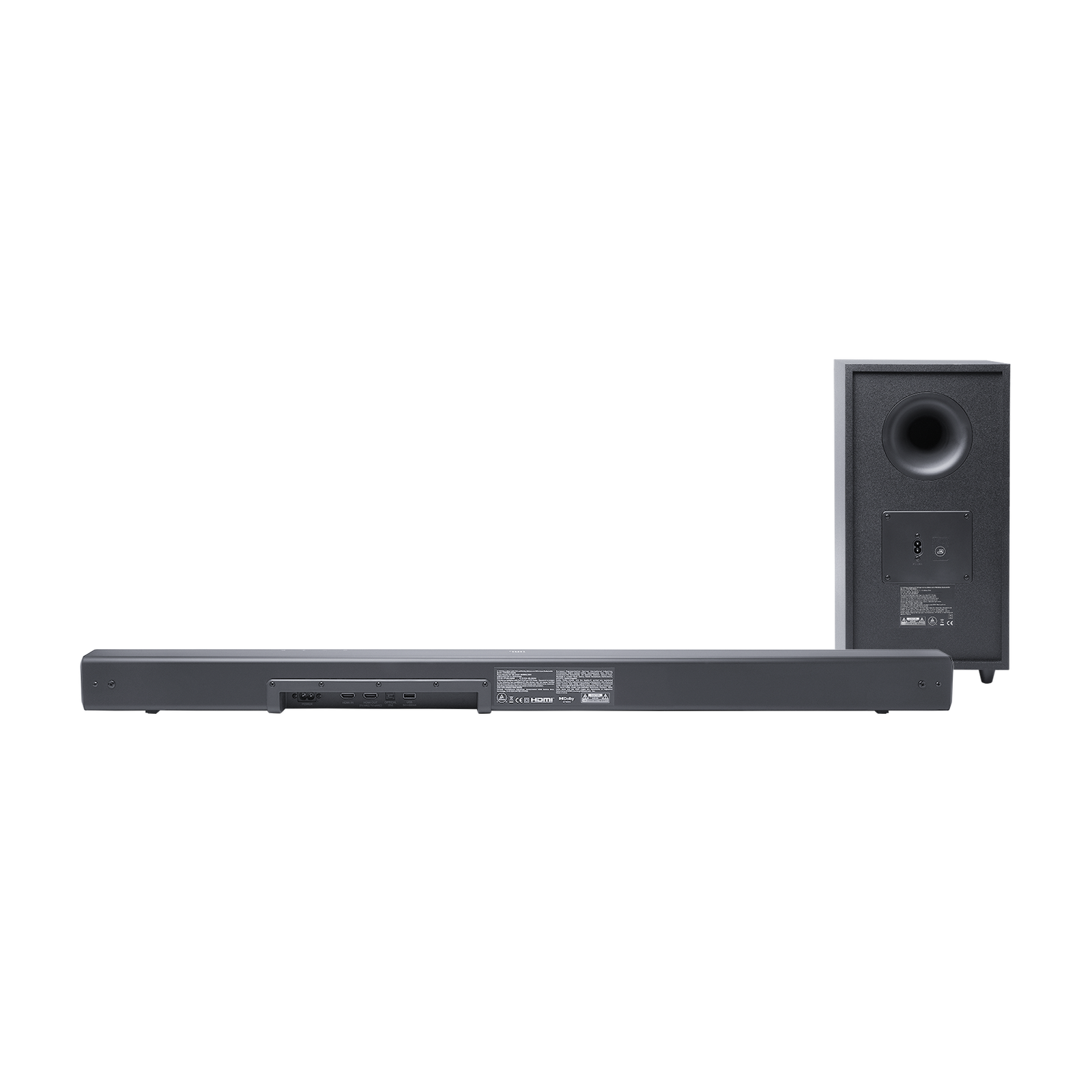 JBL Bar SB580 - back and connections