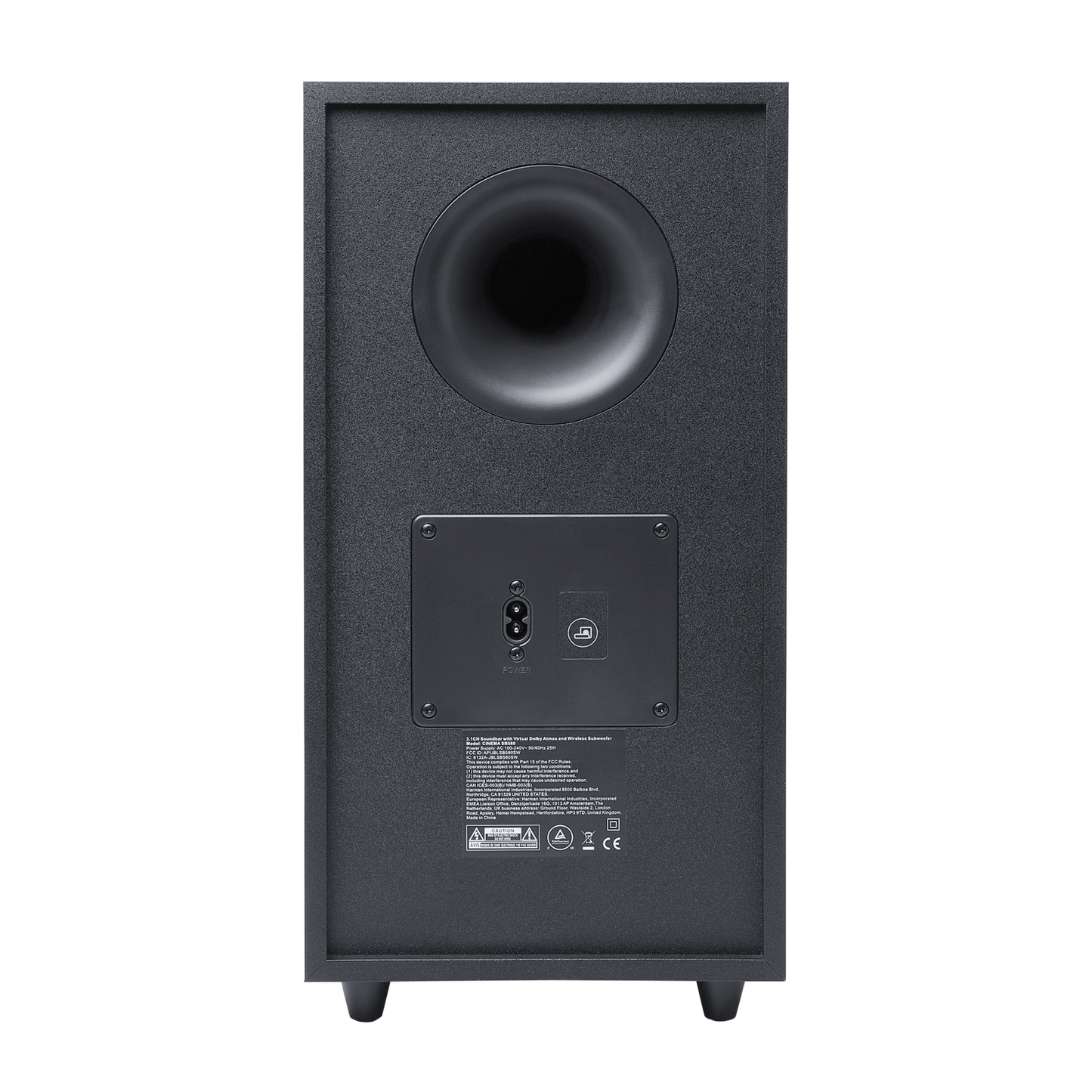 JBL Bar SB580 wireless subwoofer - back