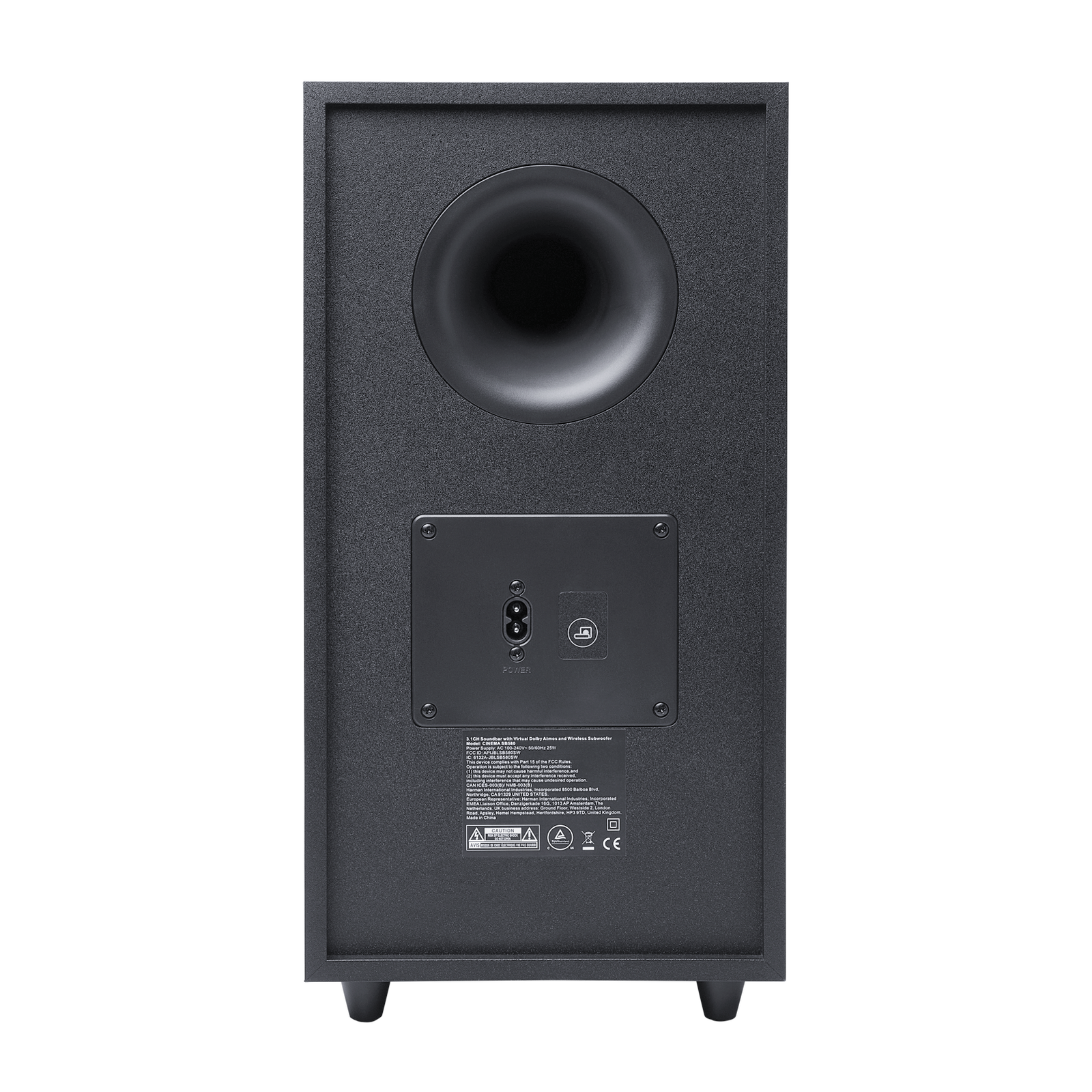 JBL Bar SB580 wireless subwoofer - back