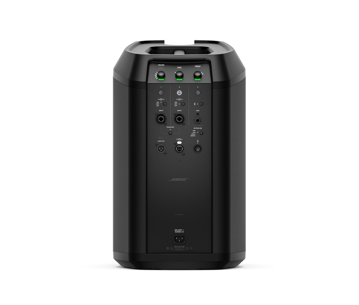 Bose L1 Pro8 - rear panel and mixer