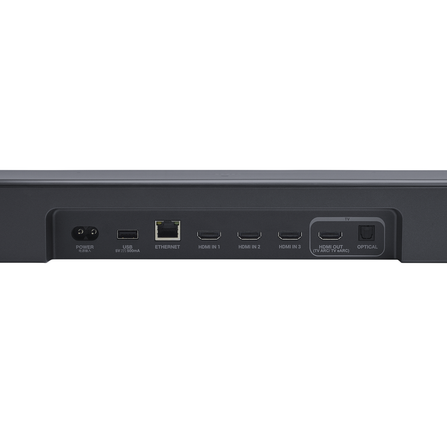 JBL Bar 1000MK2 - connections panel