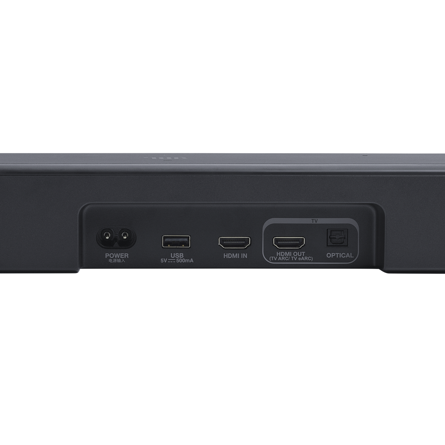 JBL Bar 500MK2 - connections panel