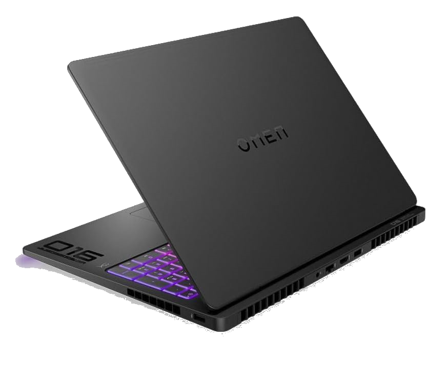 HP OMEN MAX 16-ak0007ne - rear and lid