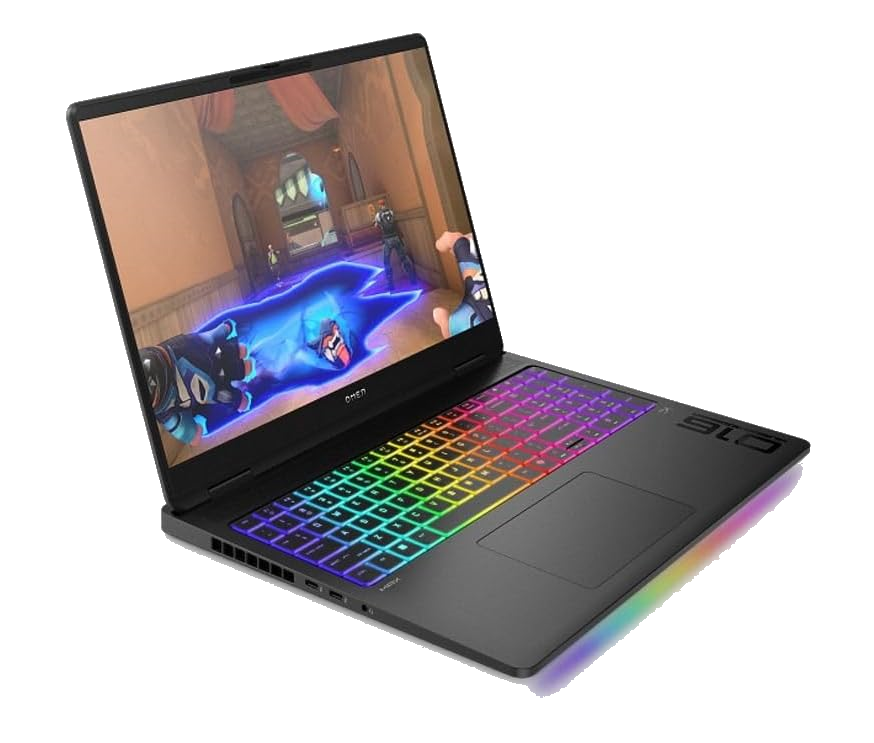 HP OMEN MAX 16-ak0007ne - three-quarter view