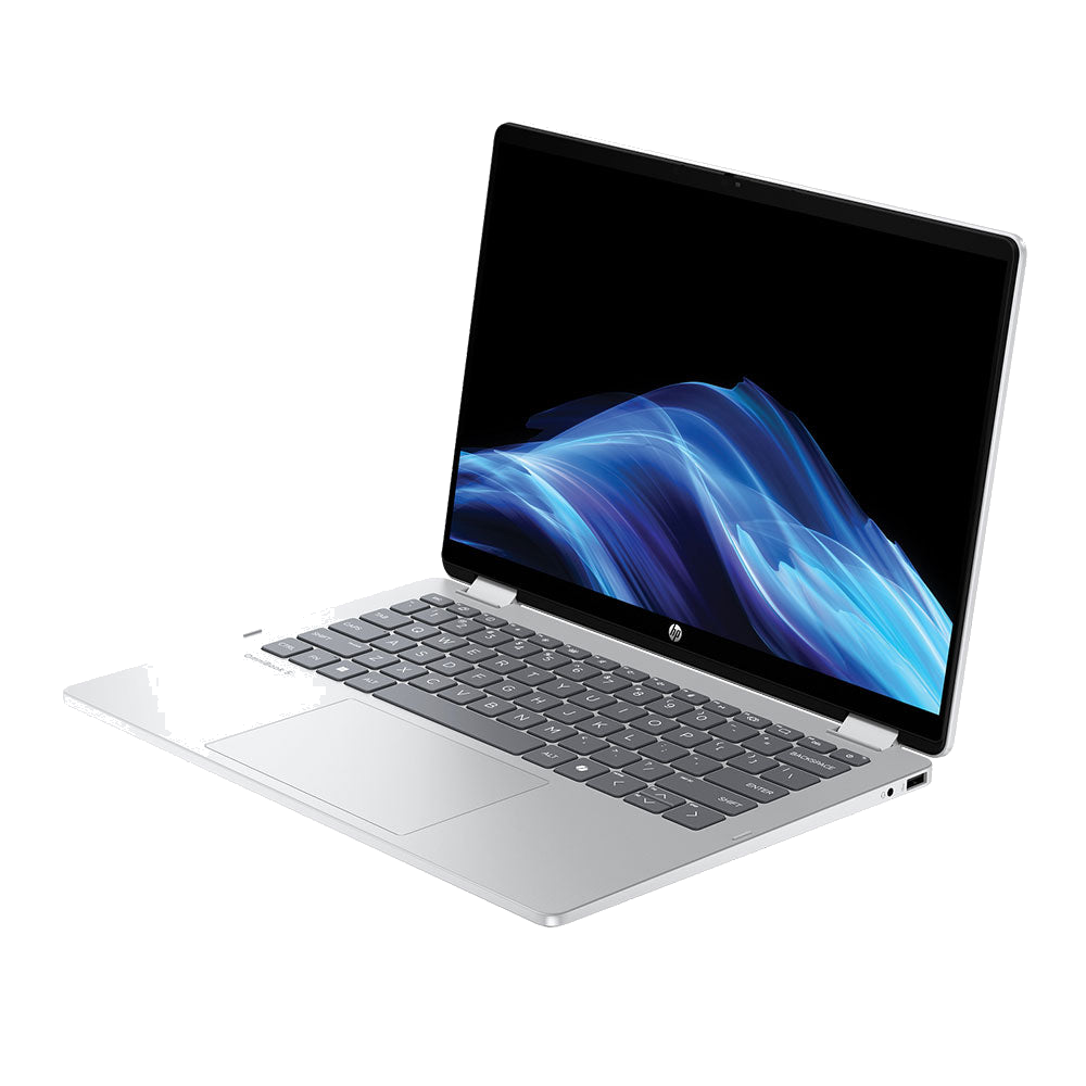 HP OmniBook 5 Flip 14-fp0025ne - angled open view
